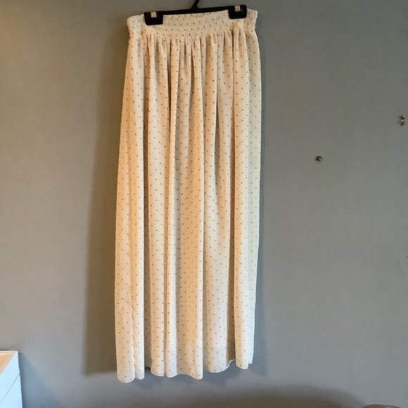American Apparel long cream and black skirt. Never worn - Picture 1 of 1
